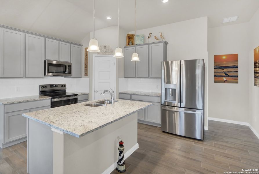 Furnished interior view inside a new home in Chaparral Ranch, Floresville (Image 31).