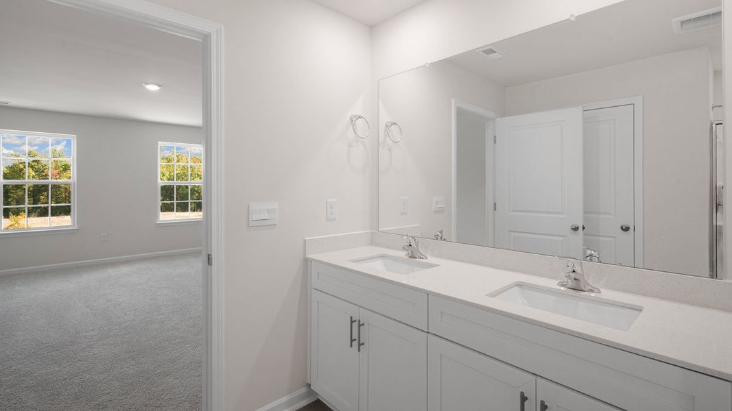 Furnished interior view inside a new home in Aurora Acres, Snow Camp (Image 9).