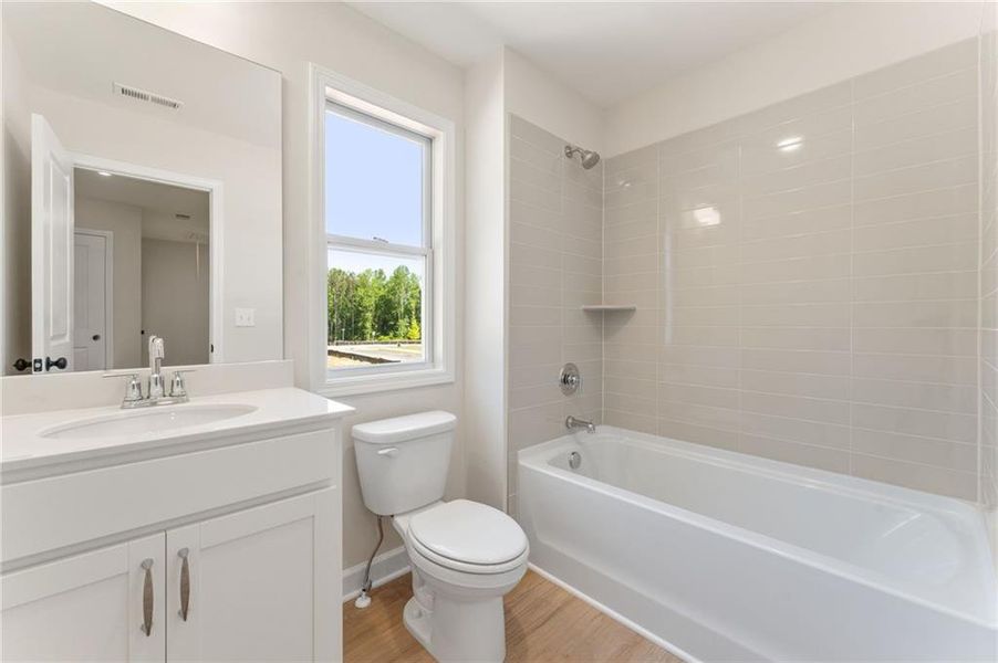 Furnished interior view inside a new home in Wildwood Place, Powder Springs (Image 14).