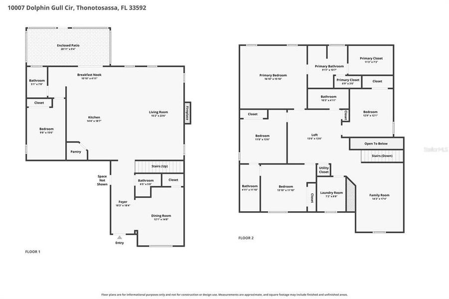 2D floor plan layout of this home in , Thonotosassa, FL (Image 4). 2D floor plan layout of this home in , Thonotosassa, FL (Image 4).