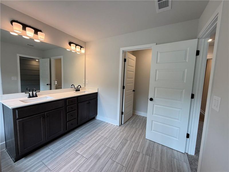 Furnished interior view inside a new home in The Towns at Auburn Station East, Auburn (Image 6).
