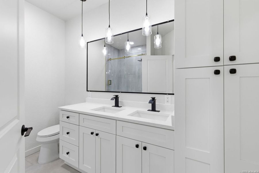 Furnished interior view inside a new home in , Floresville (Image 15).