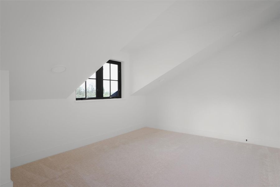 Consistency in quality. Even the fifth bedroom/flex space features the same architectural pedigree seen in the rest of the home. Each space is a neutral canvas ready for any design style.