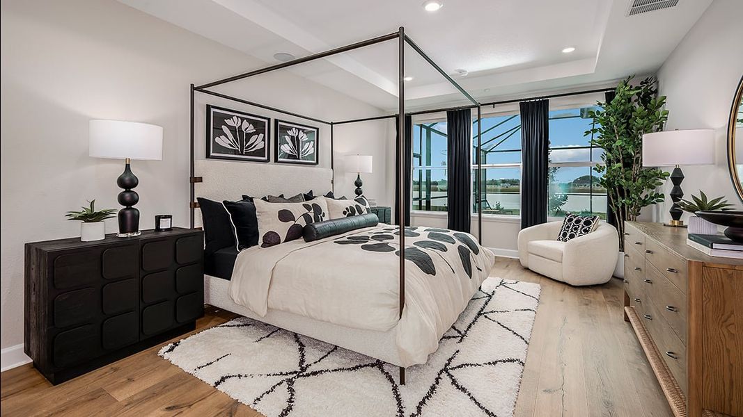 Representative furnished interior of a home built from the Bimini by Taylor Morrison in Ardisia Park, New Smyrna Beach (Image 28).