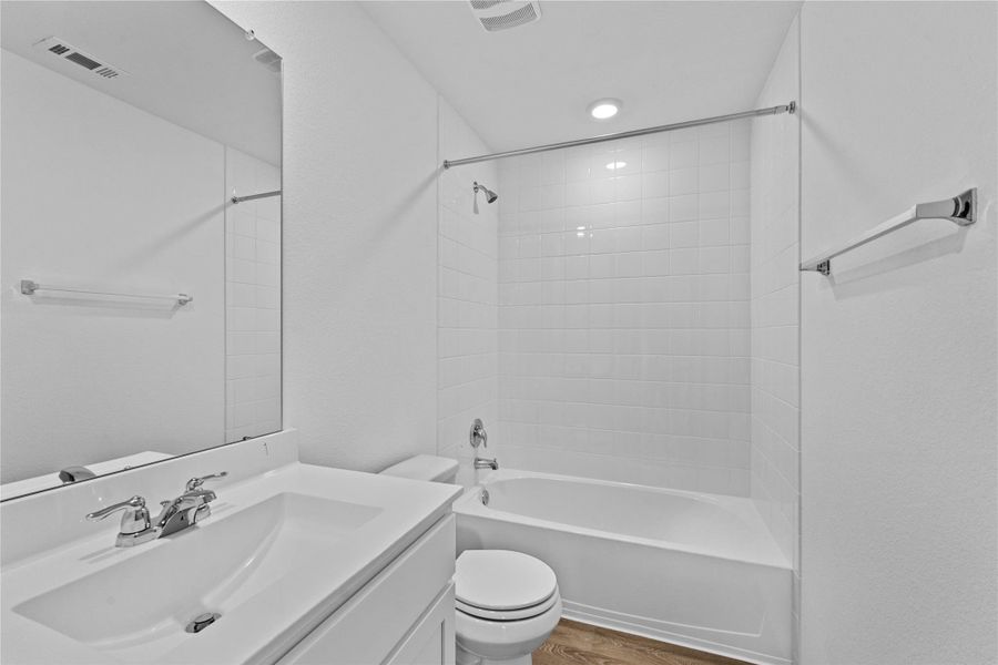 Furnished interior view inside a new home in Prairie Lakes, Buda (Image 9).