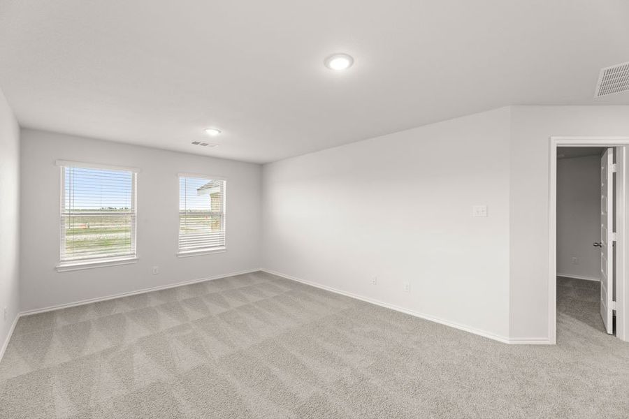 Front exterior of a new home in Northspur, Terrell, TX, highlighting curb appeal (Image 20). Front exterior of a new home in Northspur, Terrell, TX, highlighting curb appeal (Image 20).