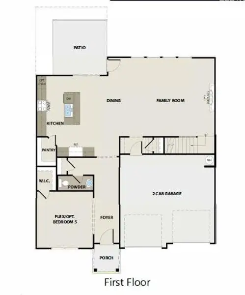 2D floor plan layout of this home in Killian Manor at The Adares, Adairsville, GA (Image 1). 2D floor plan layout of this home in Killian Manor at The Adares, Adairsville, GA (Image 1).