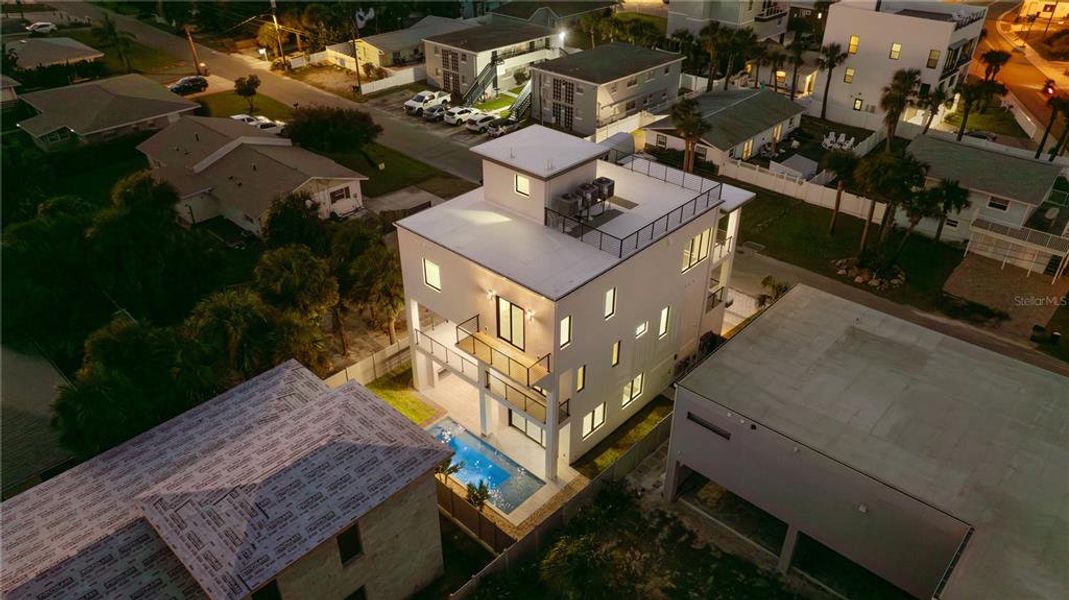 Exterior details and patio area of a home in , New Smyrna Beach (Image 68).