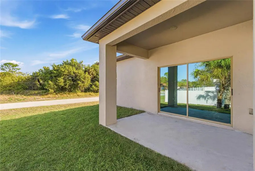Exterior details and patio area of a home in , North Port (Image 3). Exterior details and patio area of a home in , North Port (Image 3).