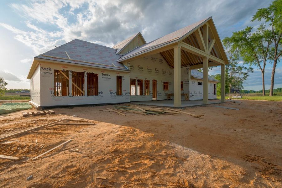 Construction photo 4.10.26 Extended back patio