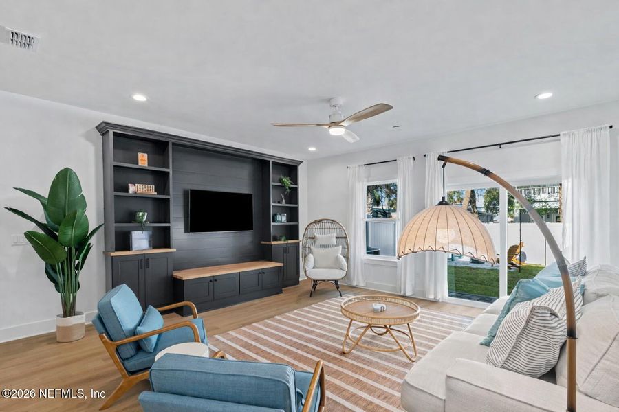 Furnished interior view inside a new home in , Jacksonville Beach (Image 48).