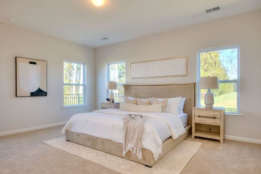 Representative furnished interior of a home built from the Tate by True Homes in Heritage Hall, Statesville (Image 21).