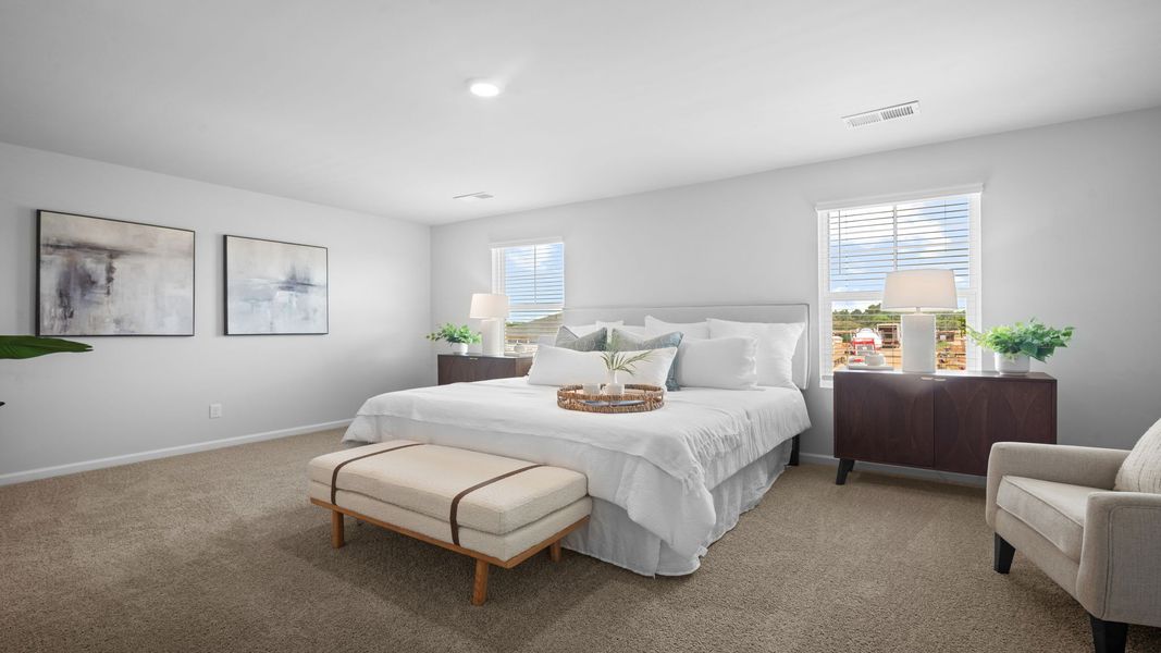 Furnished interior view inside a new home in Cypress Landing, Hardeeville (Image 17).