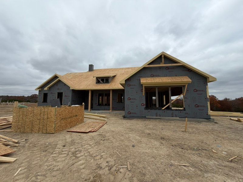 In-progress construction of a new home in Eagle Ridge Estates, Weatherford, TX (Image 2). In-progress construction of a new home in Eagle Ridge Estates, Weatherford, TX (Image 2).