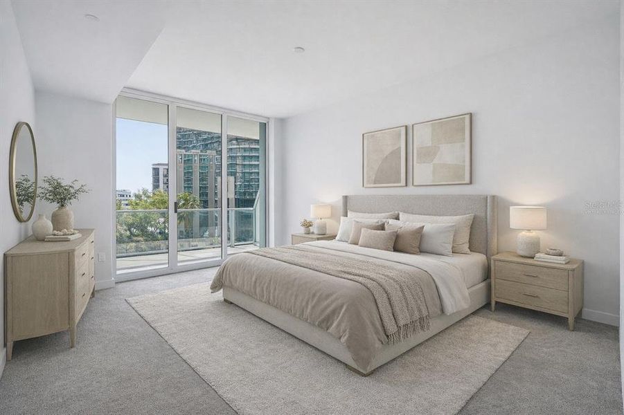 Furnished interior view inside a new home in , St. Petersburg (Image 18).