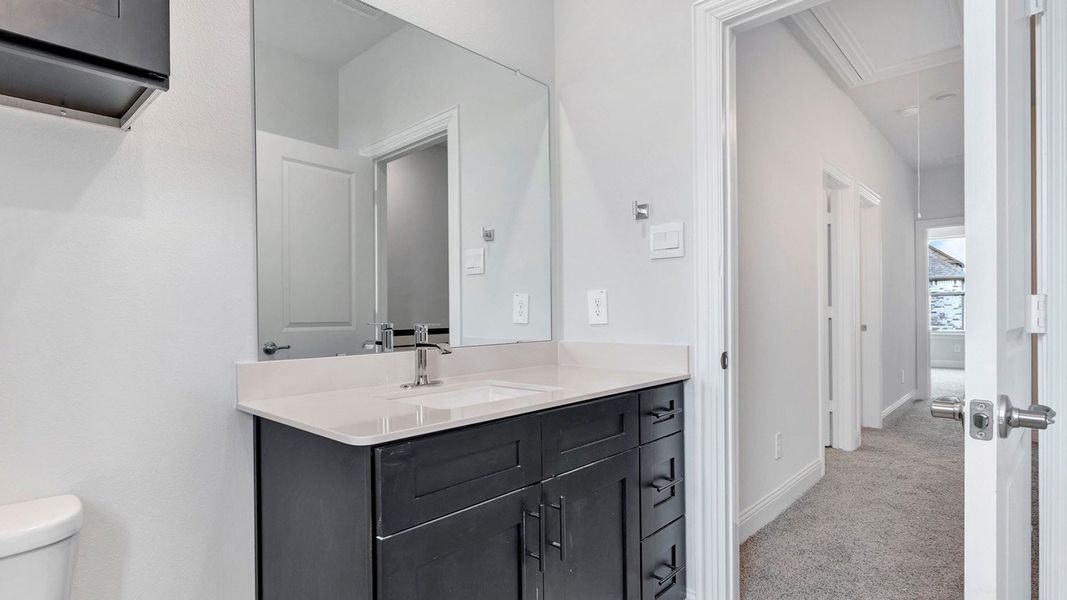 Furnished interior view inside a new home in Mustang Square, Plano (Image 10).
