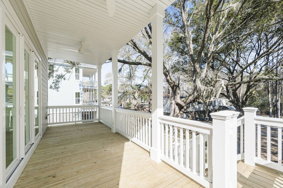 Exterior details and patio area of a home in Mount Pleasant Homes, Mount Pleasant (Image 23).