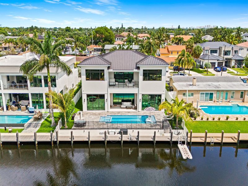 Exterior details and patio area of a home in , Lighthouse Point (Image 25).
