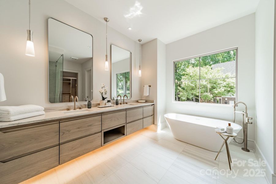 Furnished interior view inside a new home in , Cornelius (Image 30).