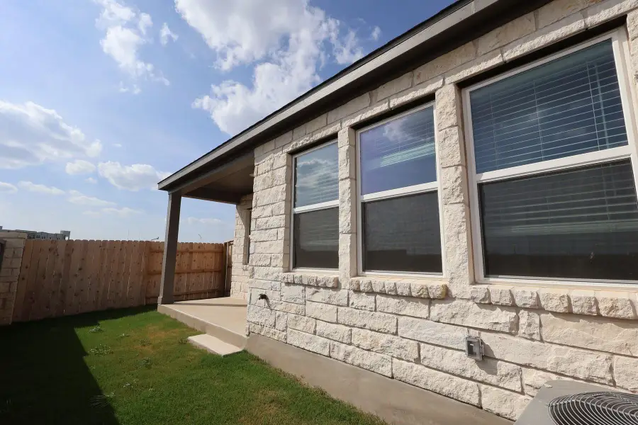 Exterior details and patio area of a home in Park Central, Georgetown (Image 3).