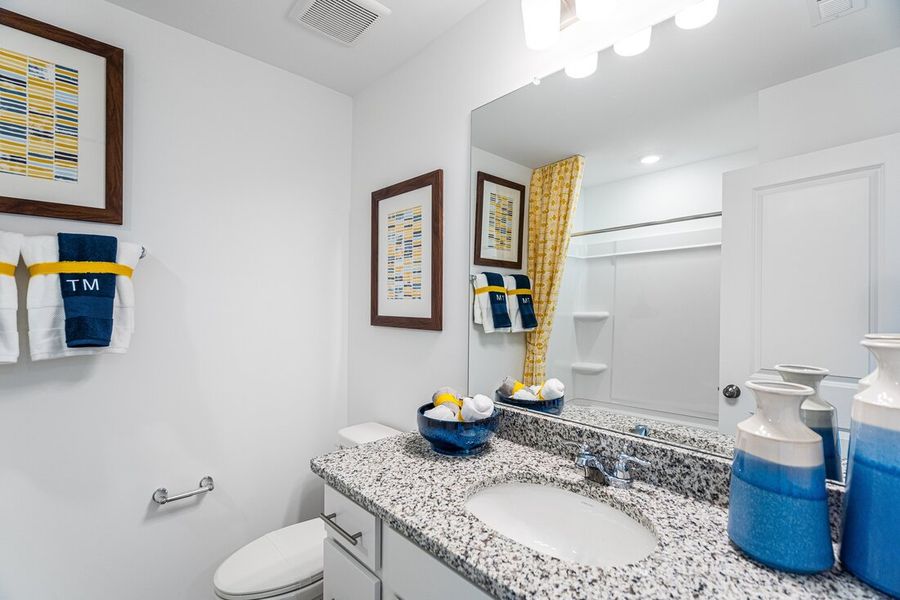 Furnished interior view inside a new home in Silverstone, Knightdale (Image 12).