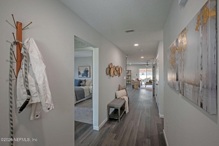 Furnished interior view inside a new home in , Jacksonville (Image 22). Furnished interior view inside a new home in , Jacksonville (Image 22).