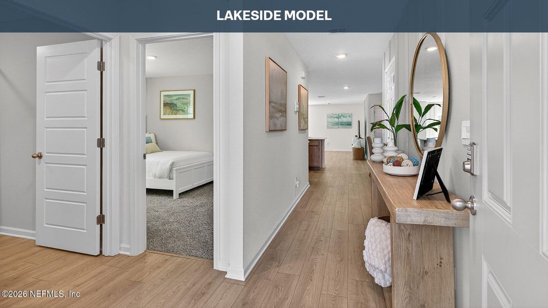 Furnished interior view inside a new home in Sawmill Branch, Palm Coast (Image 5).