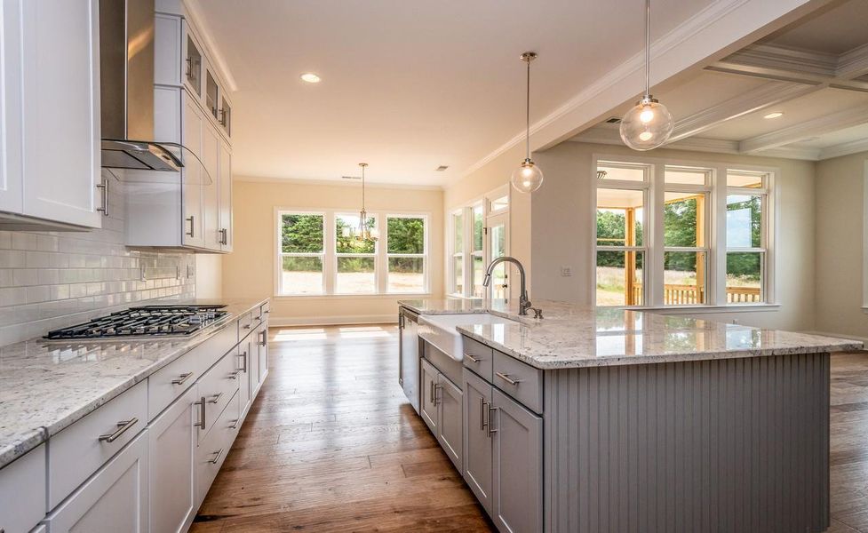Representative furnished interior of a home built from the Princeton by Greybrook Homes in Harbor Watch, Statesville (Image 9).