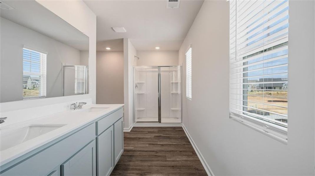 Furnished interior view inside a new home in Twin Lakes, Hoschton (Image 4).