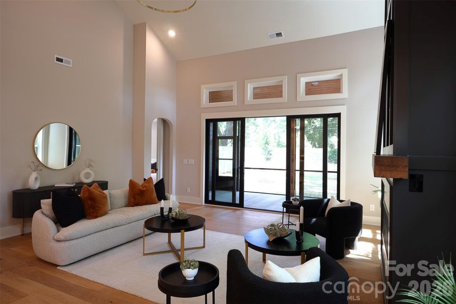Furnished interior view inside a new home in , Charlotte (Image 9). Furnished interior view inside a new home in , Charlotte (Image 9).
