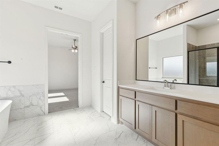 Furnished interior view inside a new home in Joshua Meadows, Joshua (Image 12).