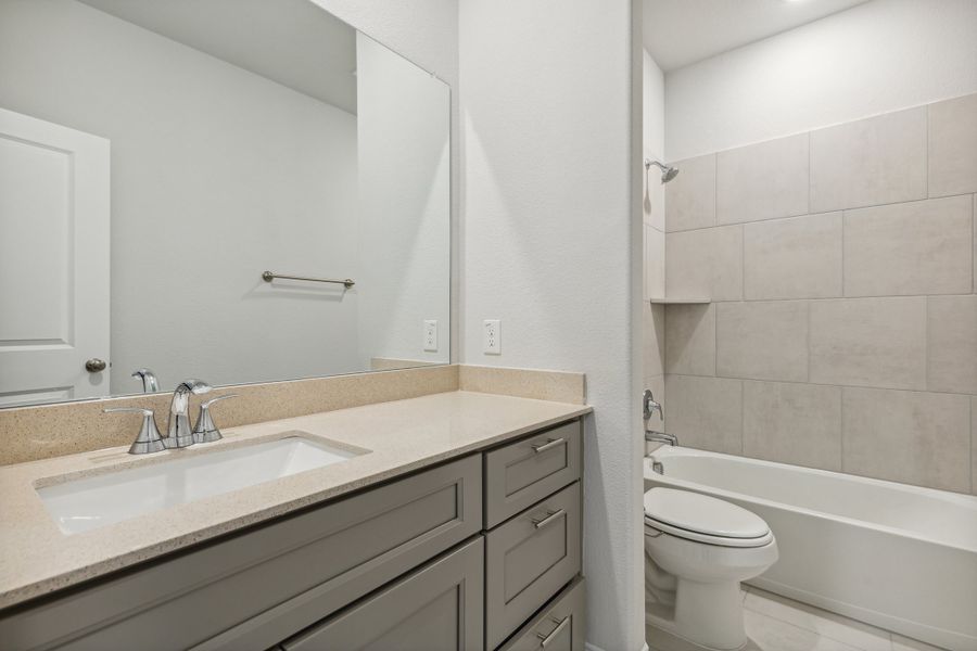 Representative furnished interior of a home built from the Luna by Megatel Homes in Sicily, Princeton (Image 6).
