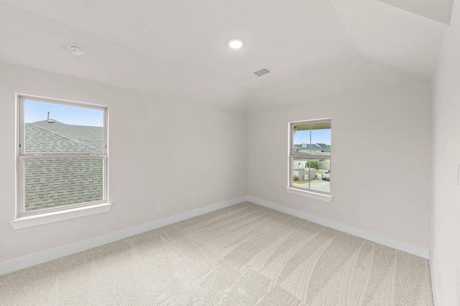 Spacious, unfurnished interior of a new home in Discovery Collection at Painted Tree Village, McKinney (Image 21). Spacious, unfurnished interior of a new home in Discovery Collection at Painted Tree Village, McKinney (Image 21).