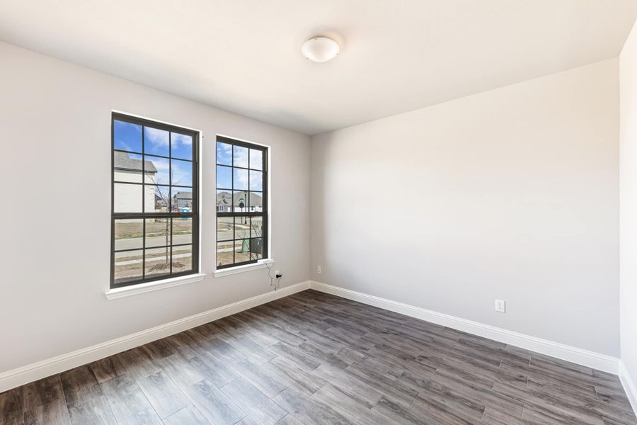 Representative unfurnished interior of a home built from the Trinity by UnionMain Homes in Elevon, Lavon (Image 42). Representative unfurnished interior of a home built from the Trinity by UnionMain Homes in Elevon, Lavon (Image 42).
