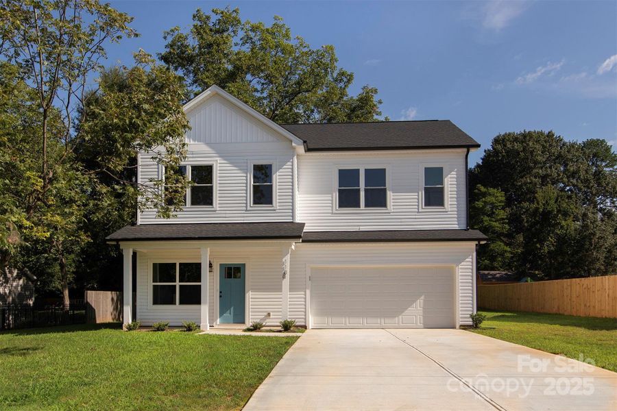 Front exterior of a new home in , Stanley, NC, highlighting curb appeal (Image 2).