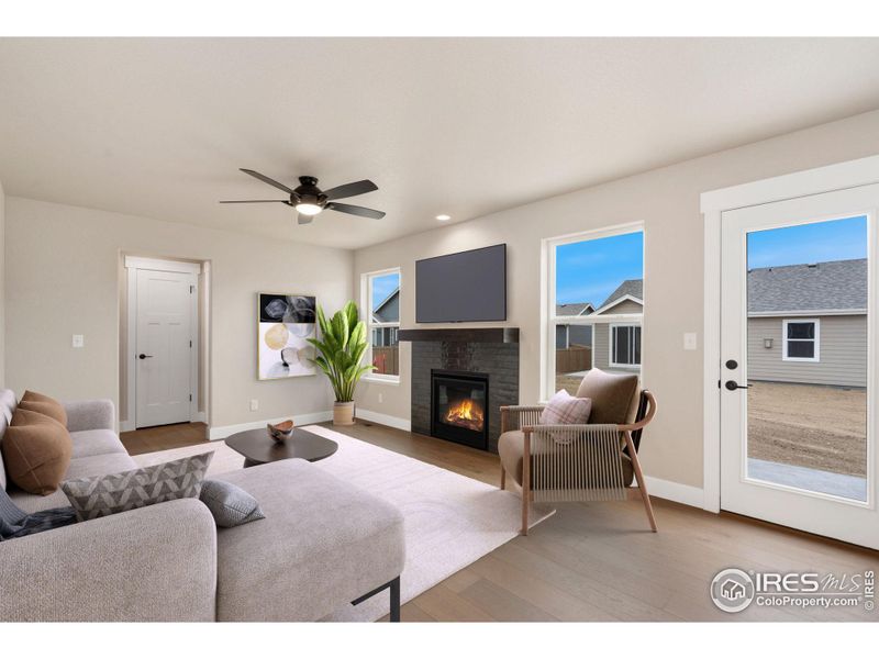 Furnished interior view inside a new home in , Wellington (Image 12).