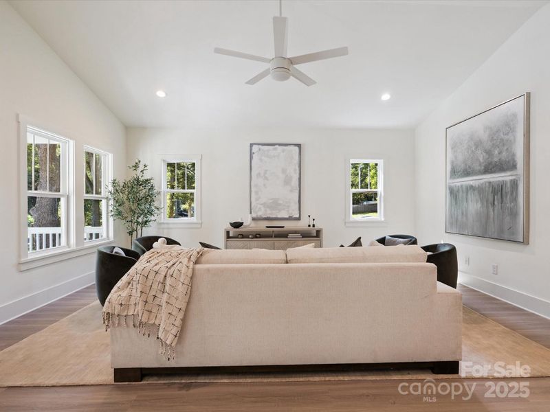 Furnished interior view inside a new home in , Charlotte (Image 15).