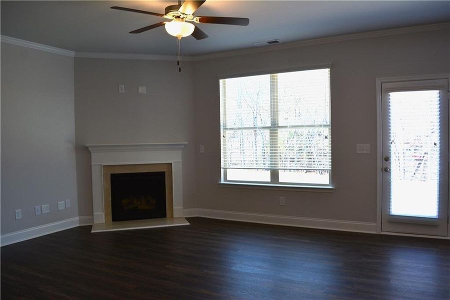 Spacious, unfurnished interior of a new home in , Braselton (Image 12). Spacious, unfurnished interior of a new home in , Braselton (Image 12).