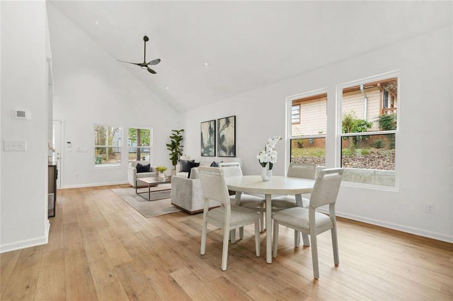 Furnished interior view inside a new home in , Atlanta (Image 6).