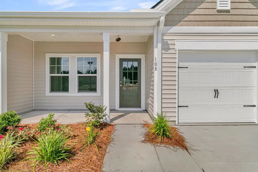 Exterior details and patio area of a home in Hammock Walk at Nexton, Summerville (Image 3).