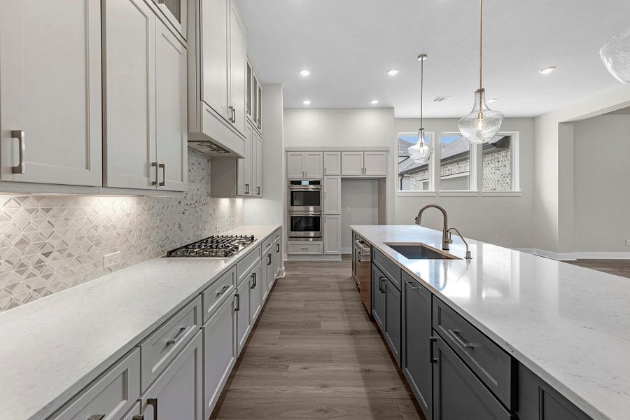 Furnished interior view inside a new home in Bridgeland, Cypress (Image 16).