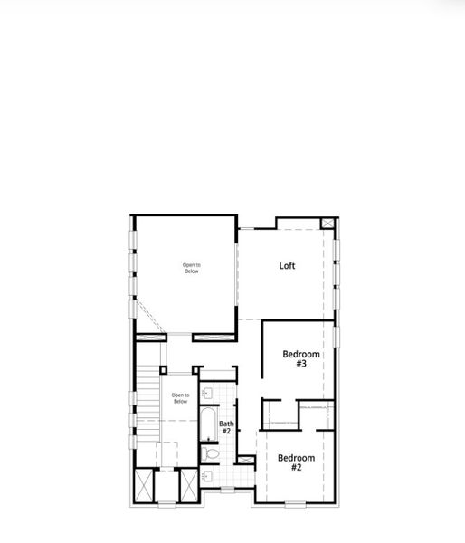 2D floor plan layout for the Lincoln Plan by Highland Homes in Prominence, San Antonio, TX (Image 26).
