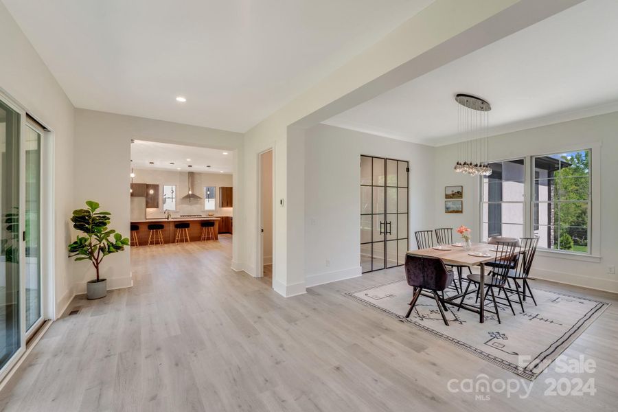 Furnished interior view inside a new home in , Charlotte (Image 7).