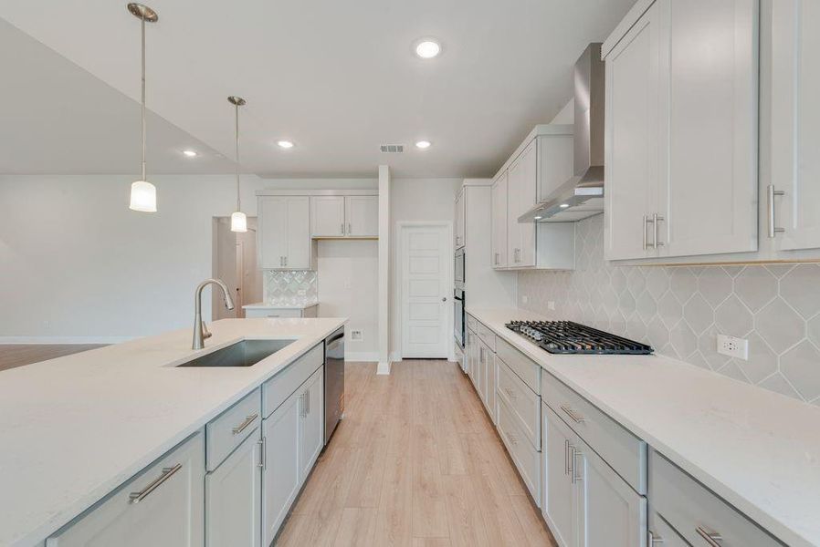 Furnished interior view inside a new home in Valencia On The Lake, Little Elm (Image 7).
