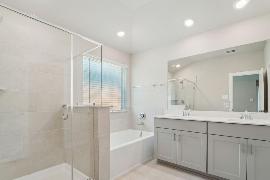 Furnished interior view inside a new home in Stewart's Ranch, Conroe (Image 12). Furnished interior view inside a new home in Stewart's Ranch, Conroe (Image 12).