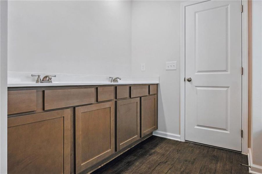 Furnished interior view inside a new home in Castleberry Pointe, Dawsonville (Image 3).