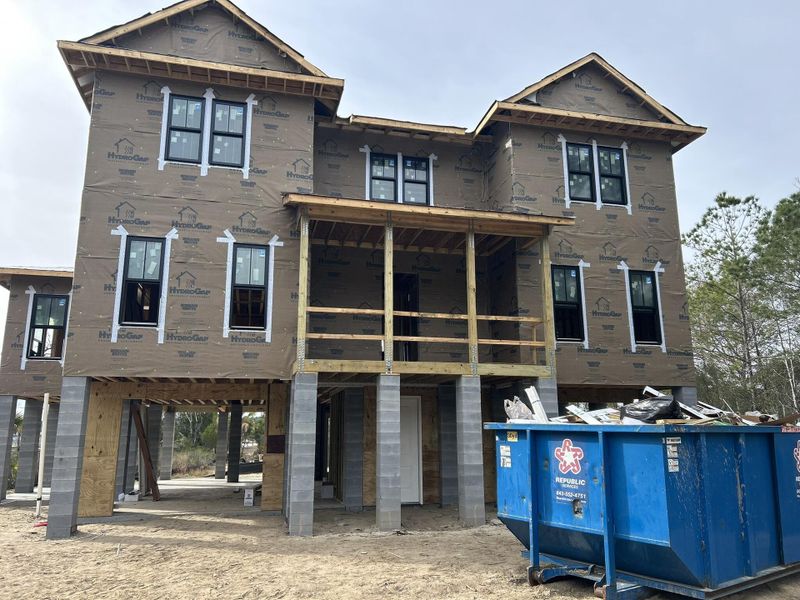 In-progress construction of a new home in , Awendaw, SC (Image 29).