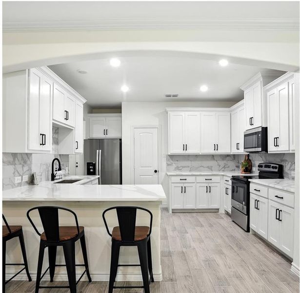Furnished interior view inside a new home in , Gainesville (Image 4).