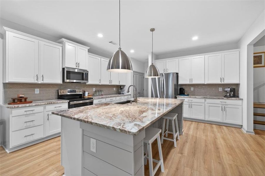 Furnished interior view inside a new home in , Winder (Image 19).