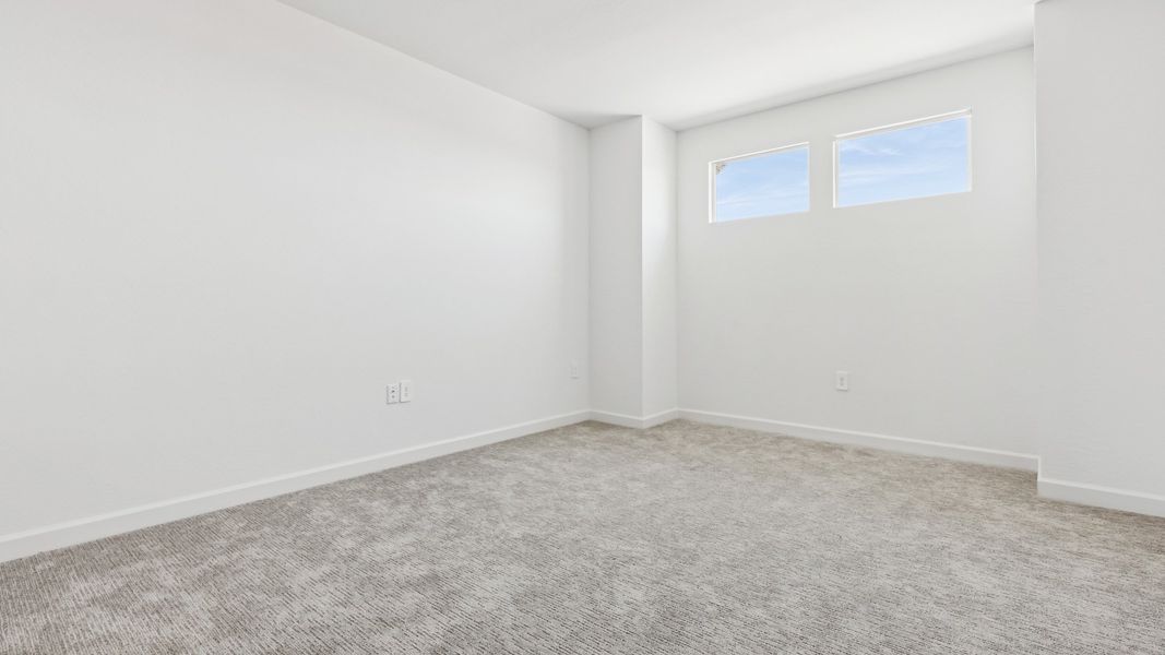 Representative unfurnished interior of a home built from the Phoenician by D.R. Horton in The Ridge at Stone Butte, Phoenix (Image 41). Representative unfurnished interior of a home built from the Phoenician by D.R. Horton in The Ridge at Stone Butte, Phoenix (Image 41).